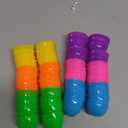 UOUYOO Empty Easter Eggs 2.3" Colorful Bright Plastic Easter Eggs for Easter Egg Hunt, Suprise Egg, Easter Hunt 24Pcs