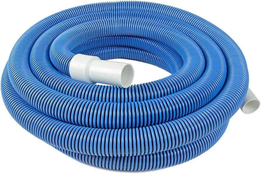 Poolmaster 33430 Heavy Duty In-Ground Pool Vacuum Hose With Swivel Cuff, Made in the USA, 1-1/2-Inch by 30-Feet