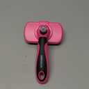 Swihauk Self Cleaning Slicker Brush for Dogs & Cats - Skin Friendly Grooming, Deshedding, Hair Removal for Puppies & Long/Short Haired Pets, Pet Supplies Accessory, Pink