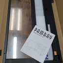 Pamray 43 Inch L Shaped Computer Desk with Reversible Side Storage Shelves, Small Corner Desk for Small Space Home Office,Writing Study Table PC Desk for Bedroom,Vintage