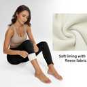 Fleece Lined Leggings for Women Buttery Soft High Waisted Tummy Control Winter Warm Legging Pants (Gray, XS)