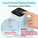 Resin Bubble Remover, Digital Display Design, Removes 99% of Air Bubbles in 5-10 Minutes, 96kPa Vacuum Degassing Chamber, Resin Bubble Remover Machine for Epoxy Resin Artwork, Crafts(Patent Pending)