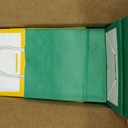 Eco‑Friendly Portable Kraft Paper Bag Shop Clothes Packaging Gift Bag, (Orange, Red, Green, Yellow)