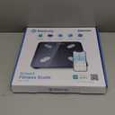 Etekcity Smart Scale for Body Weight, FSA&HSA Eligible, Bathroom Digital Weighing Scale with BMI, Body Fat, Muscle Mass, Accurate Bluetooth Home User Health Equipment Sync Apps, LED, Tempered glass (11 x 11 inches, Classic-Black)