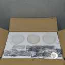 3-Light Modern Vanity Light Fixtures Over Mirror, Polished Chrome Bathroom Light Fixtures, Vanity Lights, Wall Sconce with Clear Glass Shade for Bathroom, E26 Base