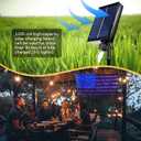 Solar American Flag Lights Outdoor, 420 LED Waterproof American Flag Net Lights 6.75FT x 3.53FT Patriotic Ornaments for Outdoor Home,Yard,Garden,Camping,Memorial Day,4th of July,Christmas Decorations