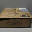 ZMISHIBO Low Profile Ceiling Fans with Lights and Remote, 20 Inch Flush Mount Ceiling Fan with Light, 3000K-6000K Dimmable Fandelier LED Fan Light, 6 Wind Speeds Brown Ceiling Fans for Bedroom