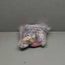 Sweetude 4 Pcs Pillows for Cats Puppy Bed Fluffy Pet Calming Soft Gifts Half Donut U Shaped Pet Neck Pillow Training Joint Relief Cervical Protection(Paw,Medium)