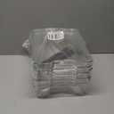 BINO | Stackable Storage Bins, Large - 4 Pack | The Stacker Collection | Clear Plastic Storage Bins | Organization and Storage Containers for Pantry & Fridge | Multi-Use Organizer Bins | BPA-Free