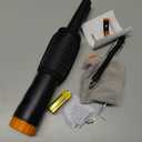 SUNPOW Metal Detector Pinpointer for Adults & Kids, Fully Waterproof, 360Detection Handheld Pin Pointer Wand with LCD Screen, 3 Modes (Buzzer, Vibration,Sound) for Treasure Hunting- OTMD08 (Black&Yellow)