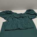 Women Plus Size Maxi Dress Off The Shoulder Bridesmaid Formal Wedding Guest Belted Flowy A Line Long Dresses Size 1XL