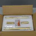 20.4 Inch Hardwired Wall Sconces Set of Two, 3000K Warm White Dimmable Modern Wall Sconces, 350 Rotate LED Light Fixtures Wall Lamp for Bathroom Living Room Bedroom Bedside, Gold