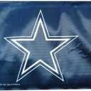 Rico Industries NFL Dallas Cowboys - Navy Car Flag with included Pole Team Color, 16 x 19.5"