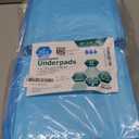 MED PRIDE Disposable Chux Pads 23in X 36in, Super Absorbent Bed Pads for Incontinence, Underpads for Adults, Kids, Pets (50 Count (Pack of 1) Blue/White)