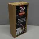 50 Pack Christmas Light Stakes 8.5"-10" for C7 and C9 String Lights,Outdoor Light Stakes, Garden, Lawn, Pathway, Patio, Path, Walkway, Christmas Decoration