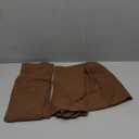 SUBRTEX Stretch Couch Arm Covers Set of 2, Checkered Sofa Arm Slipcovers, Anti-Slip Armrest Covers for Recliner and Armchairs, Pet Proof, High Stretchy, Hook & Loop Tape, Coffee