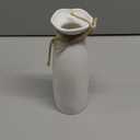 White Ceramic Vase-Flower Vase Dried Flower Vase for Modern Home Decor, Fit for Foyer Living Room Fireplace Bedroom Kitchen,Decent Gift, 8.27" H