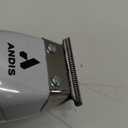 Andis 04780 Professional T-Outliner Beard & Hair Trimmer for Men with Carbon Steel T-Blade, Bump Free Technology  Corded Electric Beard Trimmer, GTO, Grey