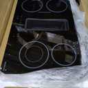 GASLAND Electric Cooktop with Downdraft 31.5 Inch(80cm), 4 Burners Glass Radiant Stovetop 220V, 3-speed Max. 330 CFM Downdraft Exhaust