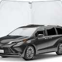 CLIM ART Windshield Sun Shade for Toyota Sienna 2021-2025, Custom-Fit Foldable Car Sunshade, Vehicle Sun Protector, Front Auto Windshield Cover, Car Accessories - WS8009