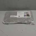 StorageWorks Narrow Storage Bins, Small Basket for Closet and Shelves, Rectangular Fabric Organizer with Handles, Toilet Paper Storage, Gray and White Stripes, 2-Pack