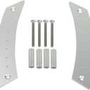 Door Panel Pull Handle Set Compatible with Beetle 1998-2010 Aircraft Grade Aluminium Silver 2 Handles with 4 Screws