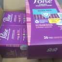 Poise Ultra Thin Long lenth Incontinence & Postpartum Pads - Ultimate Absorbency - 26 Count, 3 Pack 