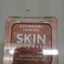 COVERGIRL TruBlend Skin Enhancer Baked Luminous Blush, with Hyaluronic Acid & White Rose Extract, Blends Seamlessly - Rose Latte (Nude with Pink Swirls) (0.28 Ounce (Pack of 1))