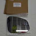 Heated Mirror, Compatible with 14-20 Toyota Sienna, Replace 8790608080 Left Driver Side View Heating Flat Mirrors Glass with Small Convex Mirror