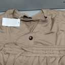 LILLUSORY Womens 2 Piece Summer Short Sets 2026 Vacation Spring Beach Matching Airport Travel Outfits Lounge Wear Sweat Suits Dark Khaki 2XL
