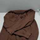 PJ PAUL JONES Mens Full Zip Cardigan Sweater Stand Collar Regular Fit Knit Sweaters (Medium, Brown)