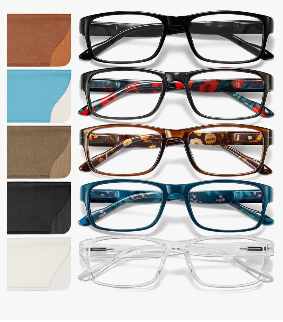 Gaoye Reading Glasses Men/Women, Eyeglasses, Blue Light Readers for Men/Women, Computer Eye Glasses, Cheaters. +2.0