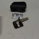 Veise Fingerprint Door Lock with 2 Lever Handles - Keyless Entry Door Lock, Electronic Keypad Deadbolt, Digital Smart Code & Front Handle Sets, Auto-Locking, Easy Installation, Matte Black