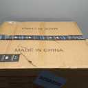 Foldable Wooden Baby Playpen With Gate, Wood Baby Play Pen Play Yard With Educational Abacus, Alphabet Board, Shape Color Board & Child Proof Lock, Wood Playpen For Babies And Toddlers 575723 inch