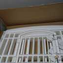 IRIS USA 24" 4-Panel Dog Playpen with Door, 35 x 35 x 24, Puppy Playpen, Dog Play Pen Indoors, Pet Fence, Puppies/Small Dogs, White