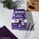 Quest Nutrition Chocolate Protein Shake, 45g Protein, 2g Sugar, 4g Net Carbs, Ready to Drink, Gluten Free, 12 Count (EXP 02/24/26)