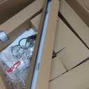EZ SPARES Ultra-Light Handheld Stick Vacuum Cleaner,Featherweight Stick Cordless Vacuum,Lightweight Vacuum with Crevice Tool for Ceiling,Shelves,Corners,LED-Brushhead,Rechargeable(Pencil-Style,Grey) (Gray)