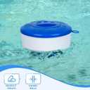 Pool Chlorine Floater for Pools Fits 3" Tablets,7" Diameter Chlorine Tablet Floater with Adjustable Flow Vents Balanced Chemical Dispenser for hot tub/SpaCollapsible