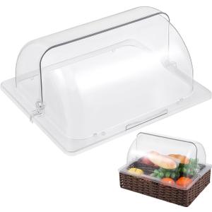DOITOOL Acrylic Cake Cover 13X10.62X6.10 Inch Clear Dust-Proof Food Dome for Buffet Dessert Display and Pastry Showcase