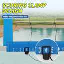 Reinforced Anti-UV Replacement Pool Volleyball Net Only with Scoring Clamps, 15 ft Net - Easy Set Up and Long Lasting