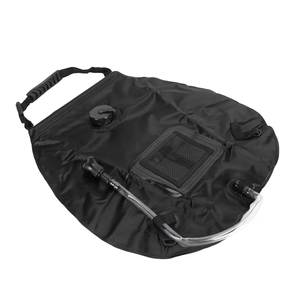 Mumusuki Solar Shower Bag, 20L Solar Heating Camping Shower Bag with Back Thermometer for Indoor Outdoor Camping Hiking Beach