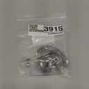 IBosins 8 Pack Heavy Duty Double Prong Coat Hooks Wall Mounted with 16 Screws Retro Double Hooks Utility Hooks for Coat, Scarf, Bag, Towel, Key, Cap, Cup, Hat (8 Pcs Silvery)