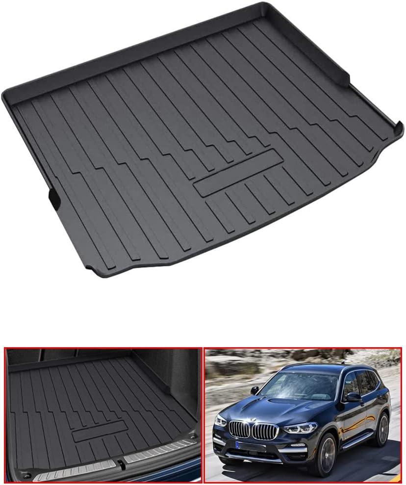 BMW X3 Cargo Mat Compatible With 2018-2024 G01 Models, All Weather Rear Trunk Tray Floor Mats Protector, 3D Waterproof Custom Fit Accessories (Not Fit xDrive 30e)