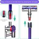 GYLBF Quick Release Wand Compatible for Dyson V15 V11 V10 V8 V7 Stick Vacuum Cleaners, Vacuums Attachment Extension Tube, 28.3 IN (Purple)