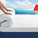 3 Inch Memory Foam Mattress Topper Full Size for Pressure Relief, Gel Bed Topper Pad with Bamboo Cover, Soft & Breathable