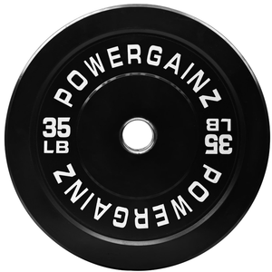 Powergainz Weight Plates with Steel Hub, 45LB, Black