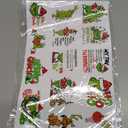 42 Pcs Christmas Face Transfers Stickers 6 Inch 3 Inch Large Small Faces Eyes Vinyl Decals for Crafts Glass Drinking Cups Ornaments Wood Decorations Balls Holiday Party Supplies (face42)