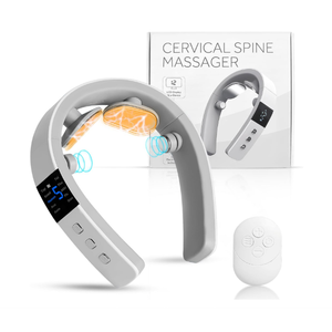 Neck Massager for Pain Relief Deep Tissue, Electric Portable Neck Massager with Heat for Women Men