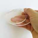 1/12" Thickness Clear Acrylic Discs, PMMA Blank Clear Acrylic Round Circle, Plexiglass Laser Cut Round Circle 25PCS (Dia 4.0")