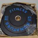 Olympic Bumper Plates, 2" Weight Plates for Strength Training & Weightlifting, Pairs, Sets or Sets with 7FT Barbell, Multiple Options